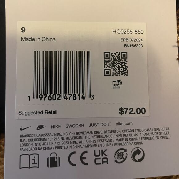 Nike GK Grip 3 Goalkeeper Soccer Gloves Size 9 HQ0256-850 Ember Glow - Picture 4 of 6